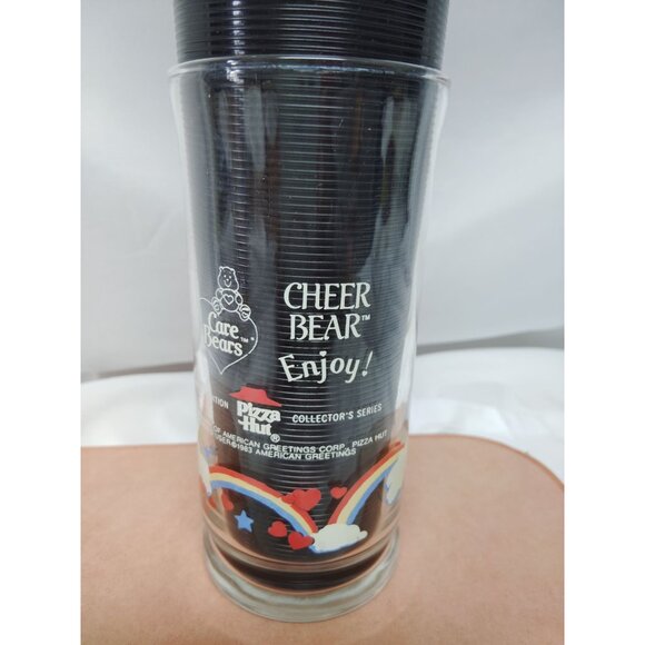 Vintage 1983 Care Bears Cheer Bear Collectors Drinking Glass - Picture 2 of 7